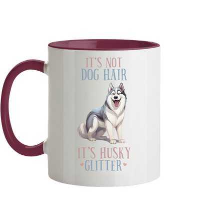 Zweifarbige Tasse "Husky"