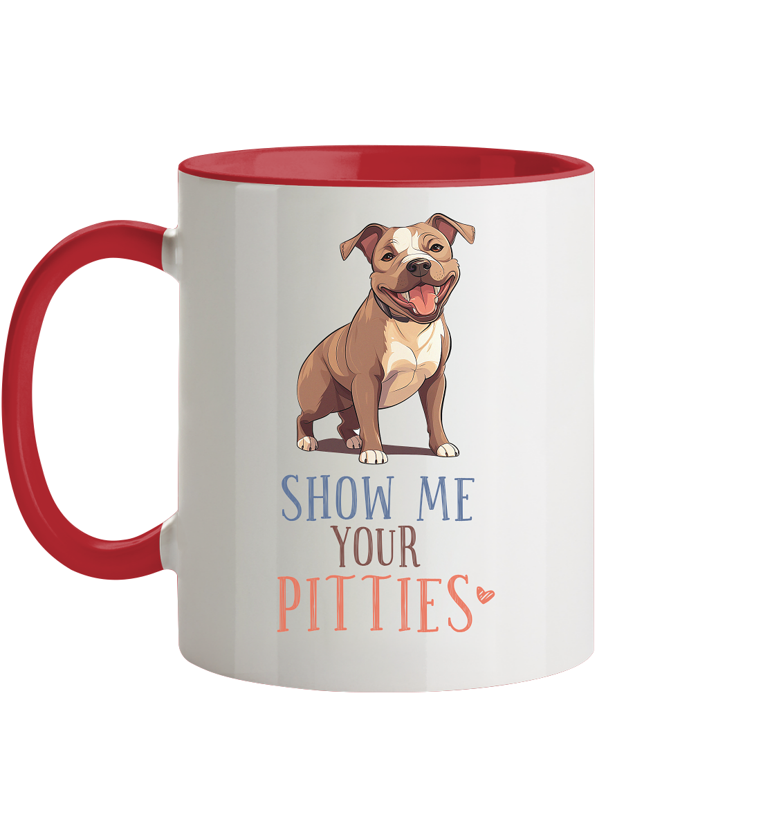 Zweifarbige Tasse "Pitties"