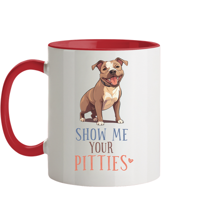 Zweifarbige Tasse "Pitties"