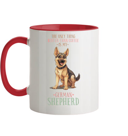 Zweifarbige Tasse "Shepherd" Farbe: Altrosa| Pawzlove