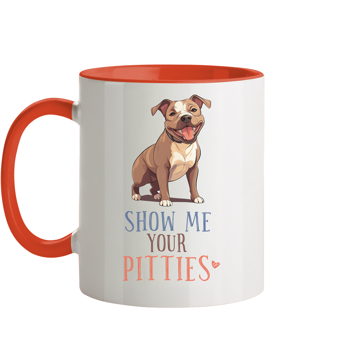 Zweifarbige Tasse "Pitties"