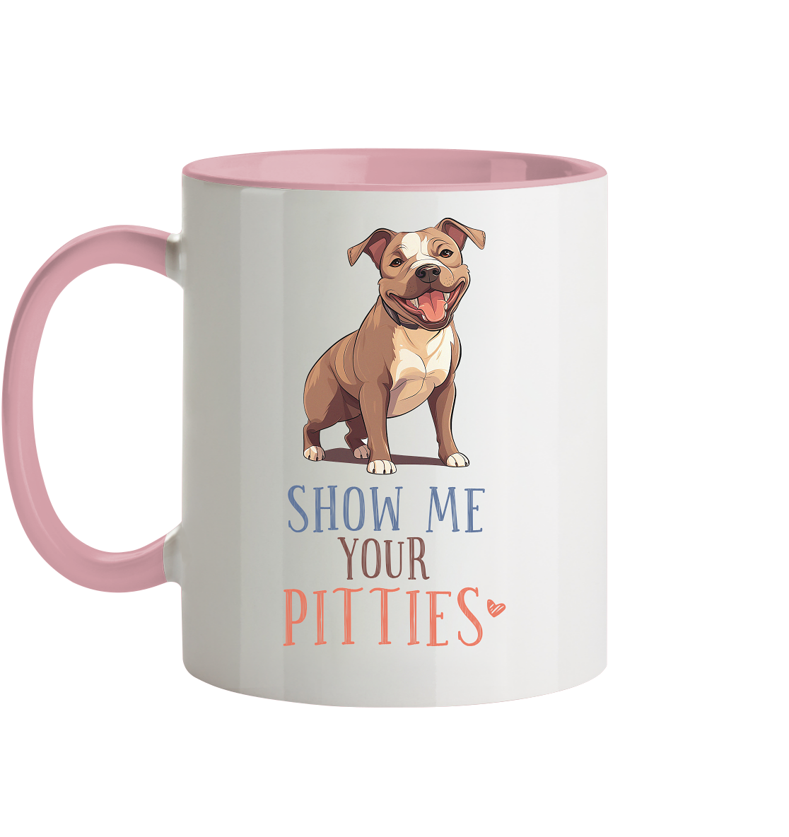 Zweifarbige Tasse "Pitties"