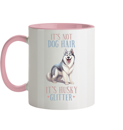 Zweifarbige Tasse "Husky"