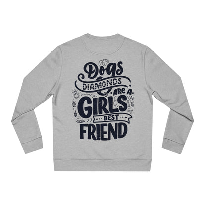 Backprint Changer Sweatshirt "Diamonds" - PAWZLOVE