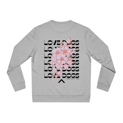 Backprint Changer Sweatshirt "LOVE DOGS" - PAWZLOVE