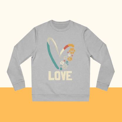 Backprint Changer Sweatshirt "LOVE" - PAWZLOVE