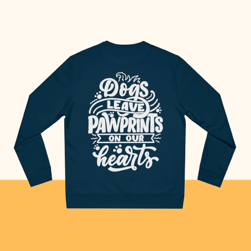 Backprint Changer Sweatshirt "Pawprints" - PAWZLOVE