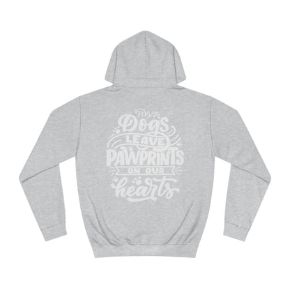 Backprint College Hoodie "Pawprints" - PAWZLOVE