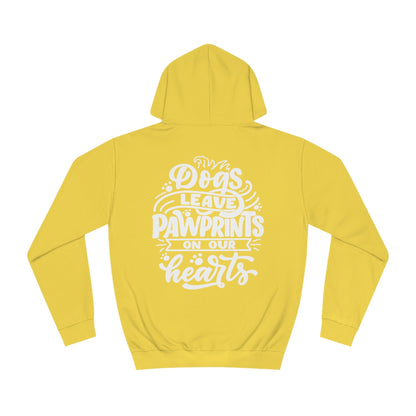 Backprint College Hoodie "Pawprints" - PAWZLOVE