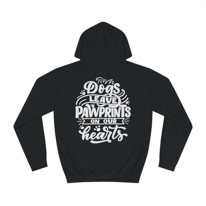 Backprint College Hoodie "Pawprints" - PAWZLOVE