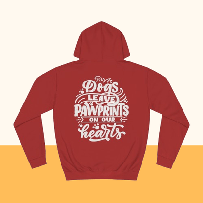 Backprint College Hoodie "Pawprints" - PAWZLOVE