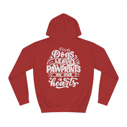 Backprint College Hoodie "Pawprints" - PAWZLOVE