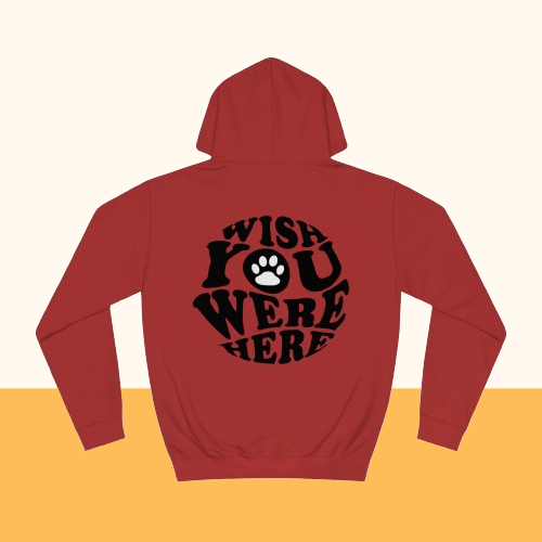 Backprint College Hoodie "Wishes" - PAWZLOVE