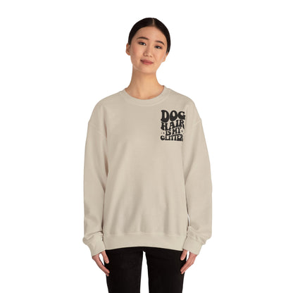 Backprint Heavy Blend™ Crewneck Sweatshirt "Dog Hair is my Glitter" - PAWZLOVE