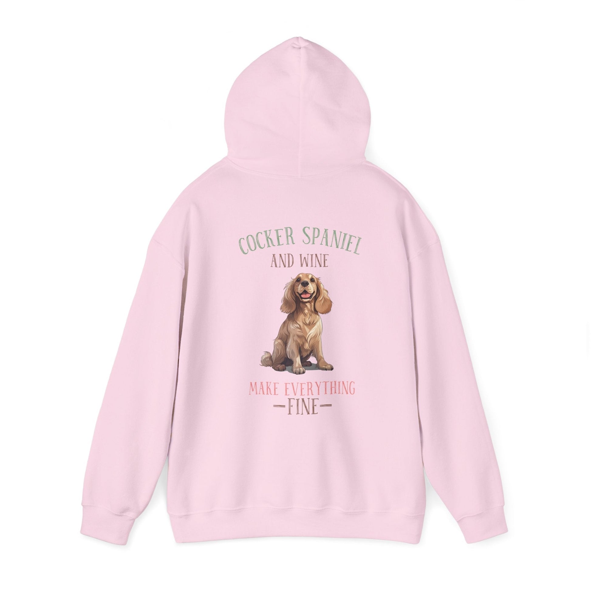 Backprint Heavy Blend™ Hooded Sweatshirt "Cocker Spaniel" - PAWZLOVE