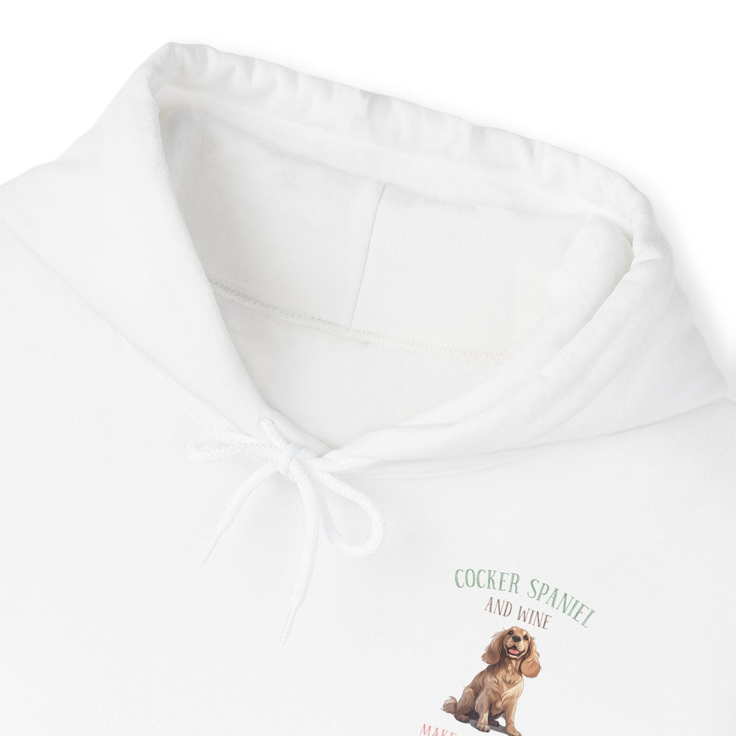 Backprint Heavy Blend™ Hooded Sweatshirt "Cocker Spaniel" - PAWZLOVE