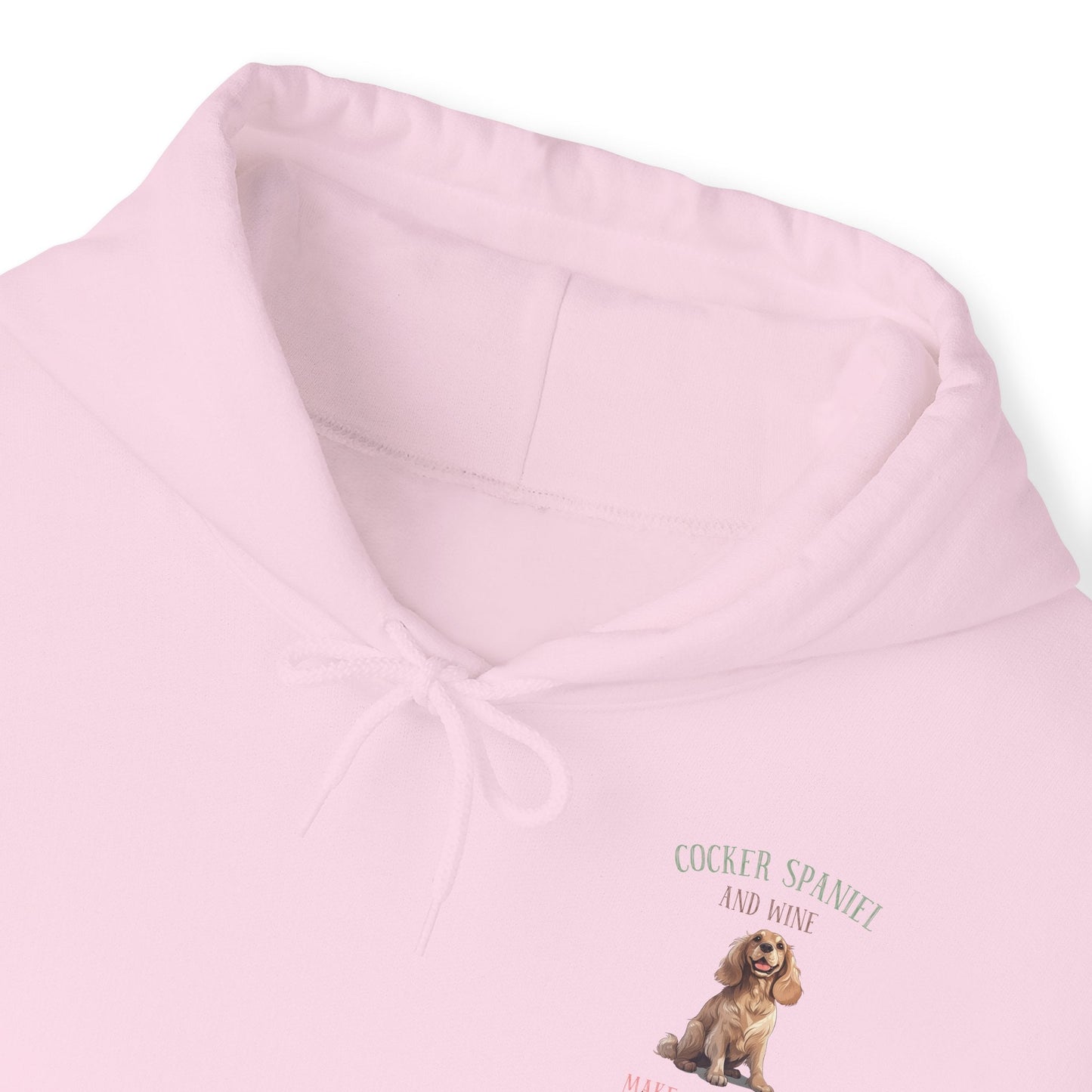 Backprint Heavy Blend™ Hooded Sweatshirt "Cocker Spaniel" - PAWZLOVE