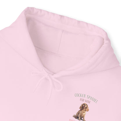 Backprint Heavy Blend™ Hooded Sweatshirt "Cocker Spaniel" - PAWZLOVE