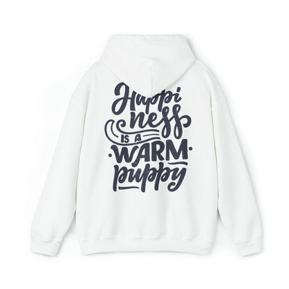 Backprint Heavy Blend™ Hooded Sweatshirt "Happiness" - PAWZLOVE