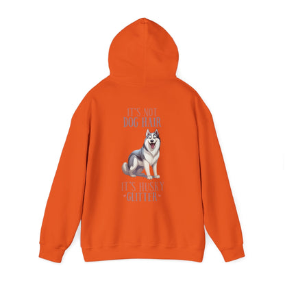 Backprint Heavy Blend™ Hooded Sweatshirt "Husky Glitter" - PAWZLOVE