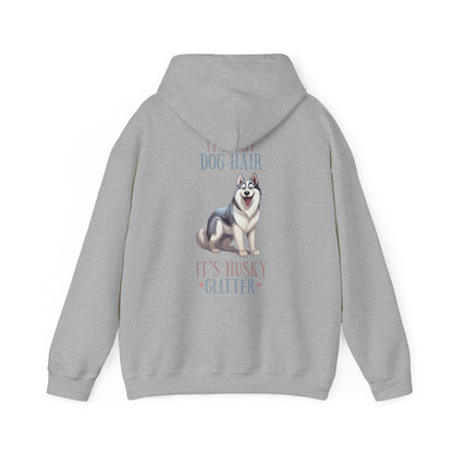 Backprint Heavy Blend™ Hooded Sweatshirt "Husky Glitter" - PAWZLOVE