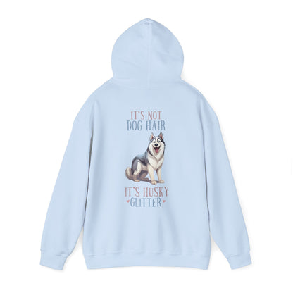 Backprint Heavy Blend™ Hooded Sweatshirt "Husky Glitter" - PAWZLOVE