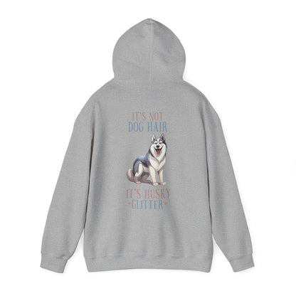 Backprint Heavy Blend™ Hooded Sweatshirt "Husky Glitter" - PAWZLOVE