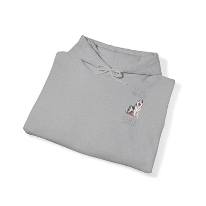 Backprint Heavy Blend™ Hooded Sweatshirt "Husky Glitter" - PAWZLOVE