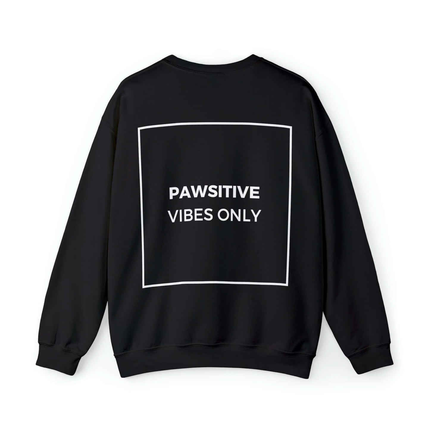 Backprint Heavy Blend™ Sweatshirt "PAWSITIVE VIBES ONLY" - PAWZLOVE