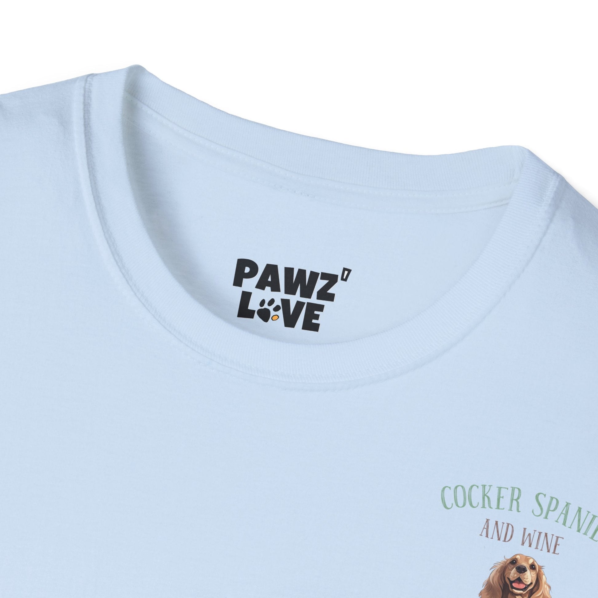 Backprint Softstyle T - Shirt "Cocker Spaniel" - PAWZLOVE