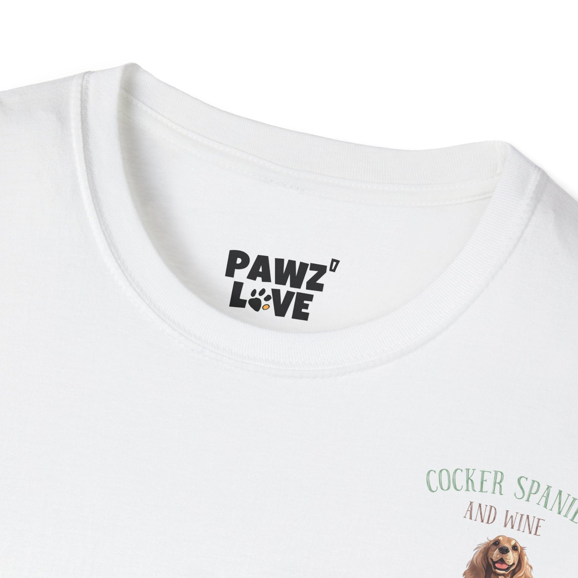 Backprint Softstyle T - Shirt "Cocker Spaniel" - PAWZLOVE