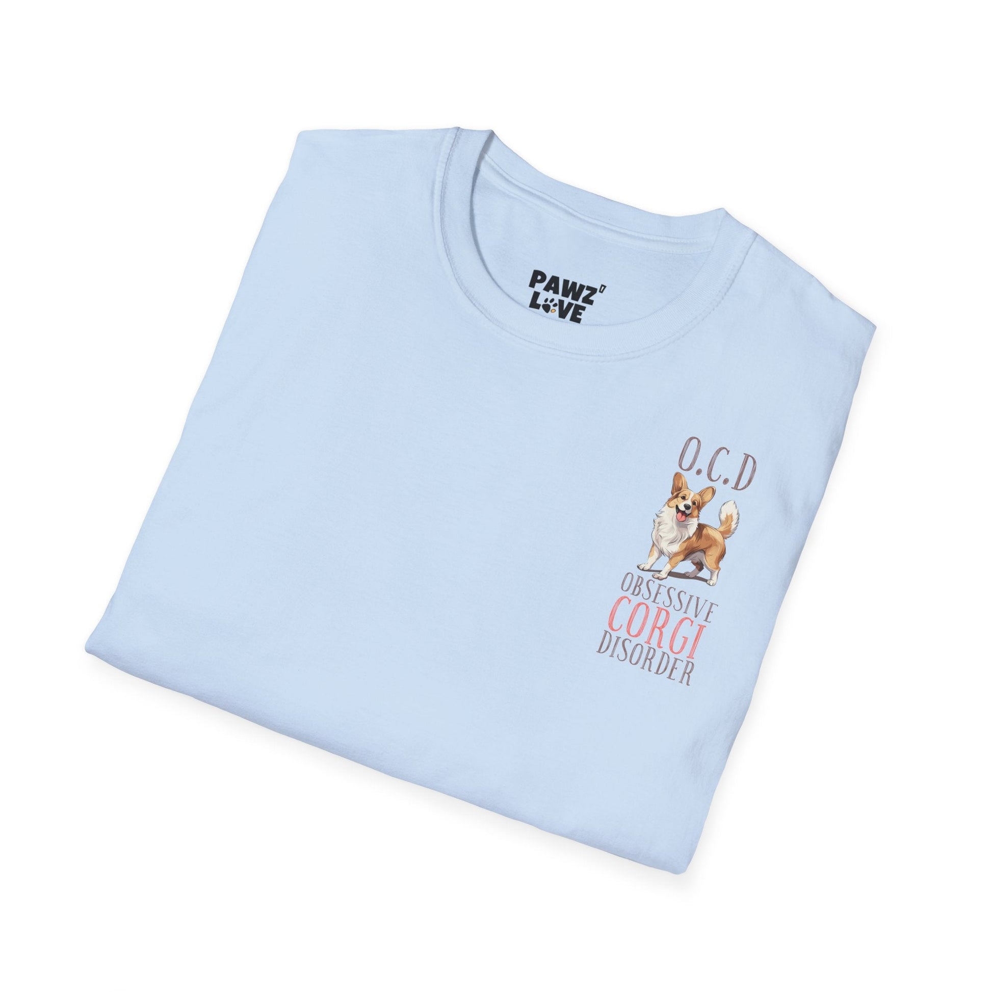 Backprint Softstyle T - Shirt "Corgi" - PAWZLOVE