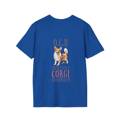 Backprint Softstyle T - Shirt "Corgi" - PAWZLOVE