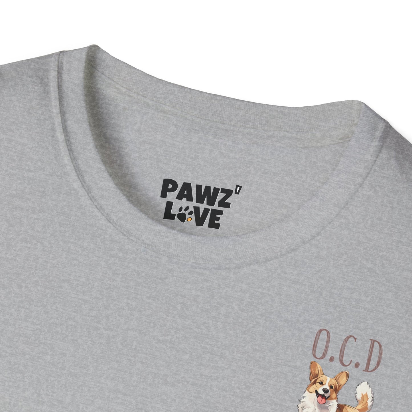 Backprint Softstyle T - Shirt "Corgi" - PAWZLOVE