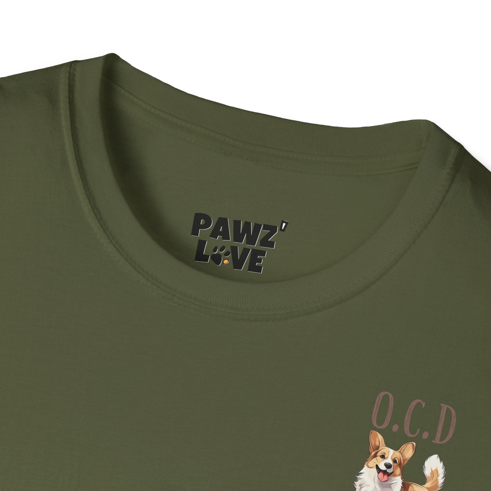 Backprint Softstyle T - Shirt "Corgi" - PAWZLOVE