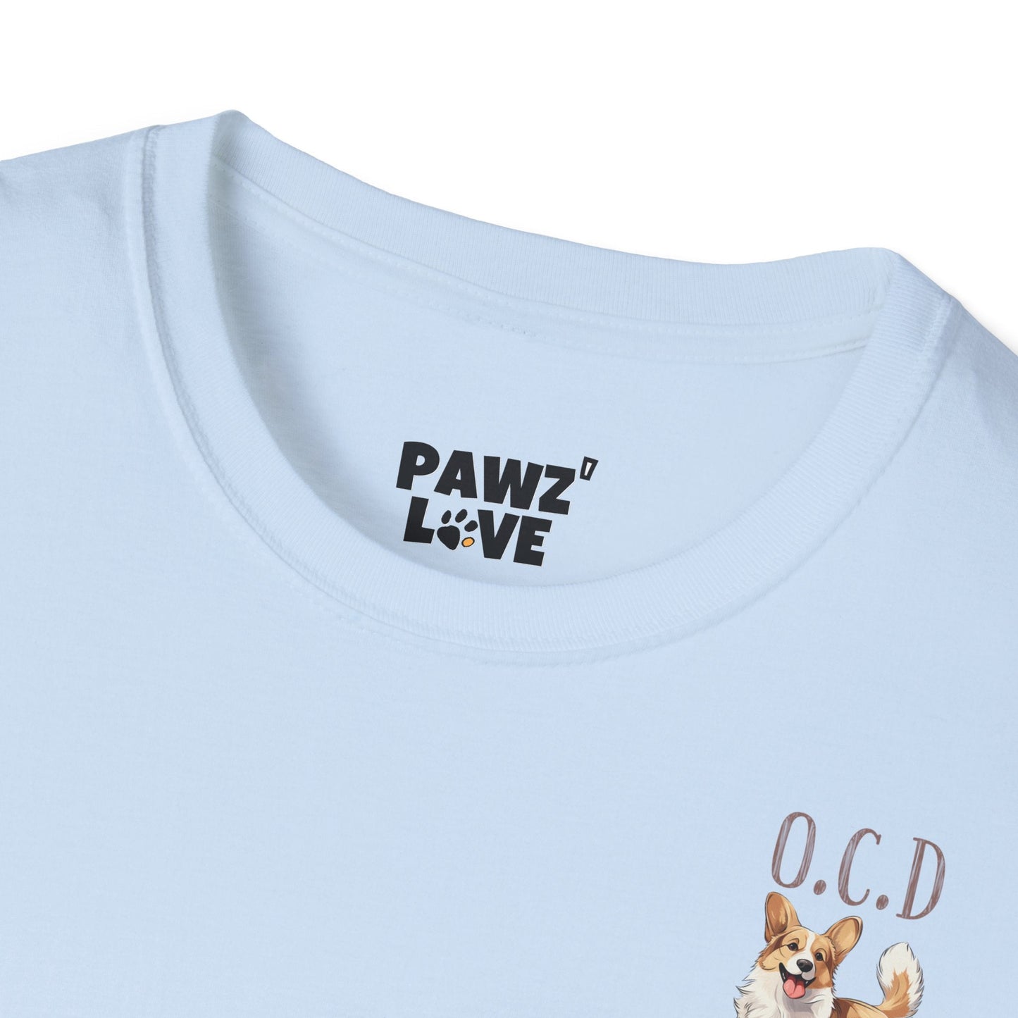 Backprint Softstyle T - Shirt "Corgi" - PAWZLOVE