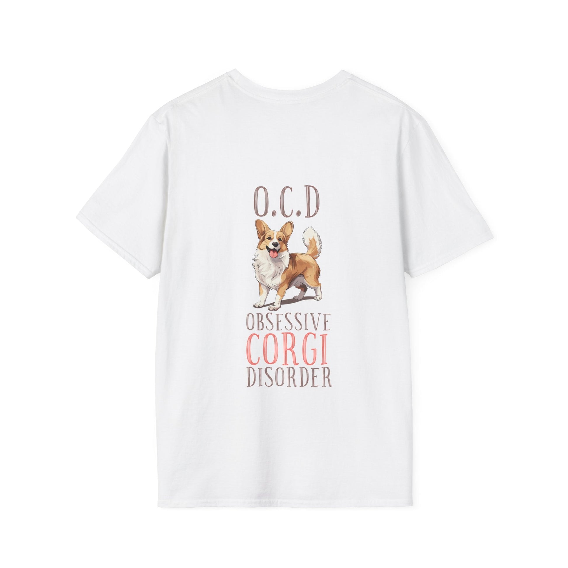 Backprint Softstyle T - Shirt "Corgi" - PAWZLOVE