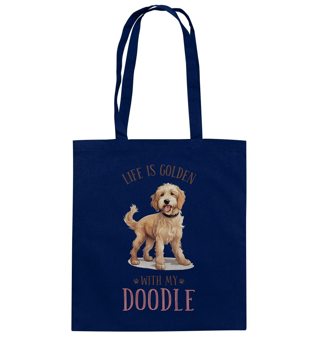 Baumwolltasche "Doodle" Farbe: Blau| Pawzlove