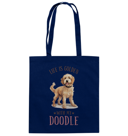 Baumwolltasche "Doodle" Farbe: Blau| Pawzlove