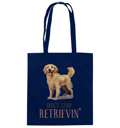 Baumwolltasche "Don't stop Retrievin'" Farbe: Blau| Pawzlove