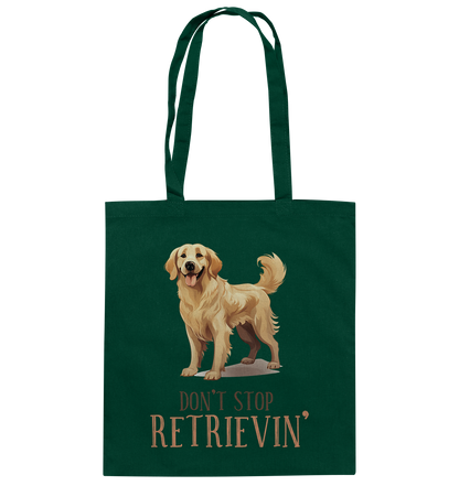 Baumwolltasche "Don't stop Retrievin'" Farbe: Grün| Pawzlove