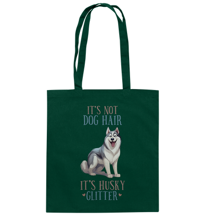 Baumwolltasche "Husky" Farbe: Grün| Pawzlove