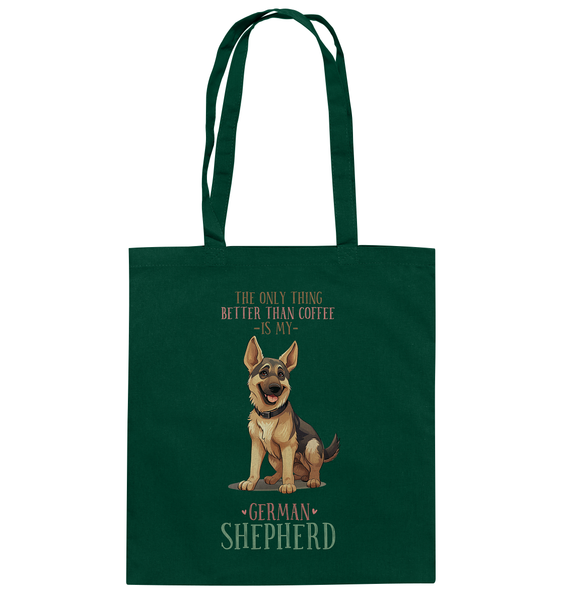 Baumwolltasche "Shepherd" Farbe: Grün| Pawzlove