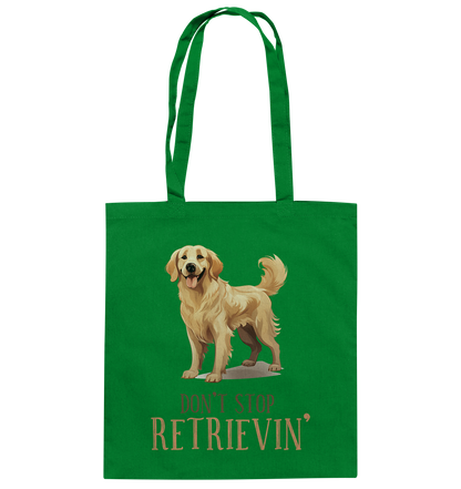 Baumwolltasche "Don't stop Retrievin'" Farbe: Grü| Pawzlove