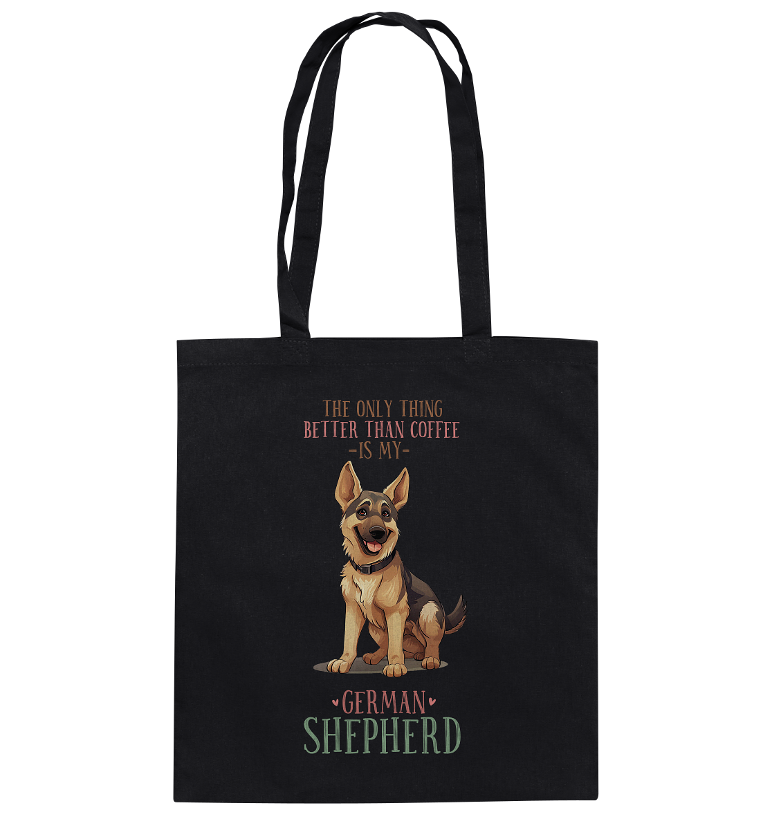 Baumwolltasche "Shepherd" Farbe: Schwarz| Pawzlove