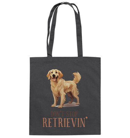 Baumwolltasche "Don't stop Retrievin'" Farbe: Grau| Pawzlove