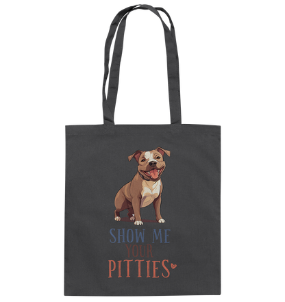 Baumwolltasche "Pitties" Farbe: Grau| Pawzlove