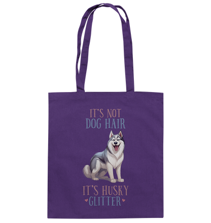 Baumwolltasche "Husky" Farbe: Violett| Pawzlove