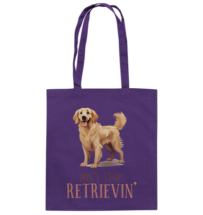 Baumwolltasche "Don't stop Retrievin'" Farbe: Violett| Pawzlove