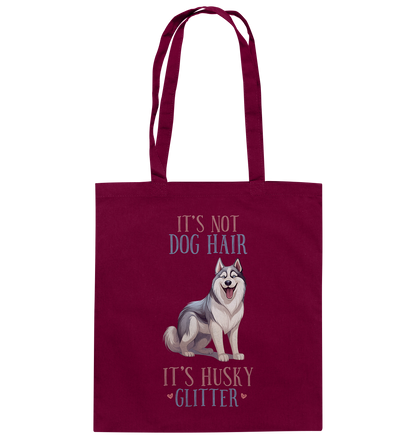 Baumwolltasche "Husky" Farbe: Burgundy| Pawzlove